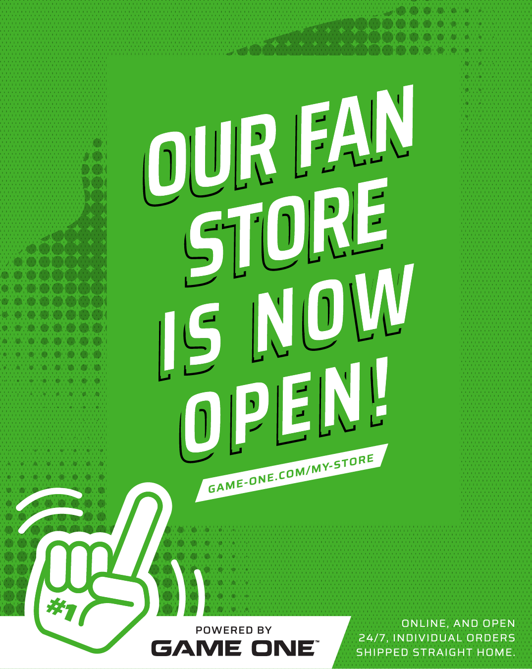 Our Fan Store Is Now Open - Powered By Game One