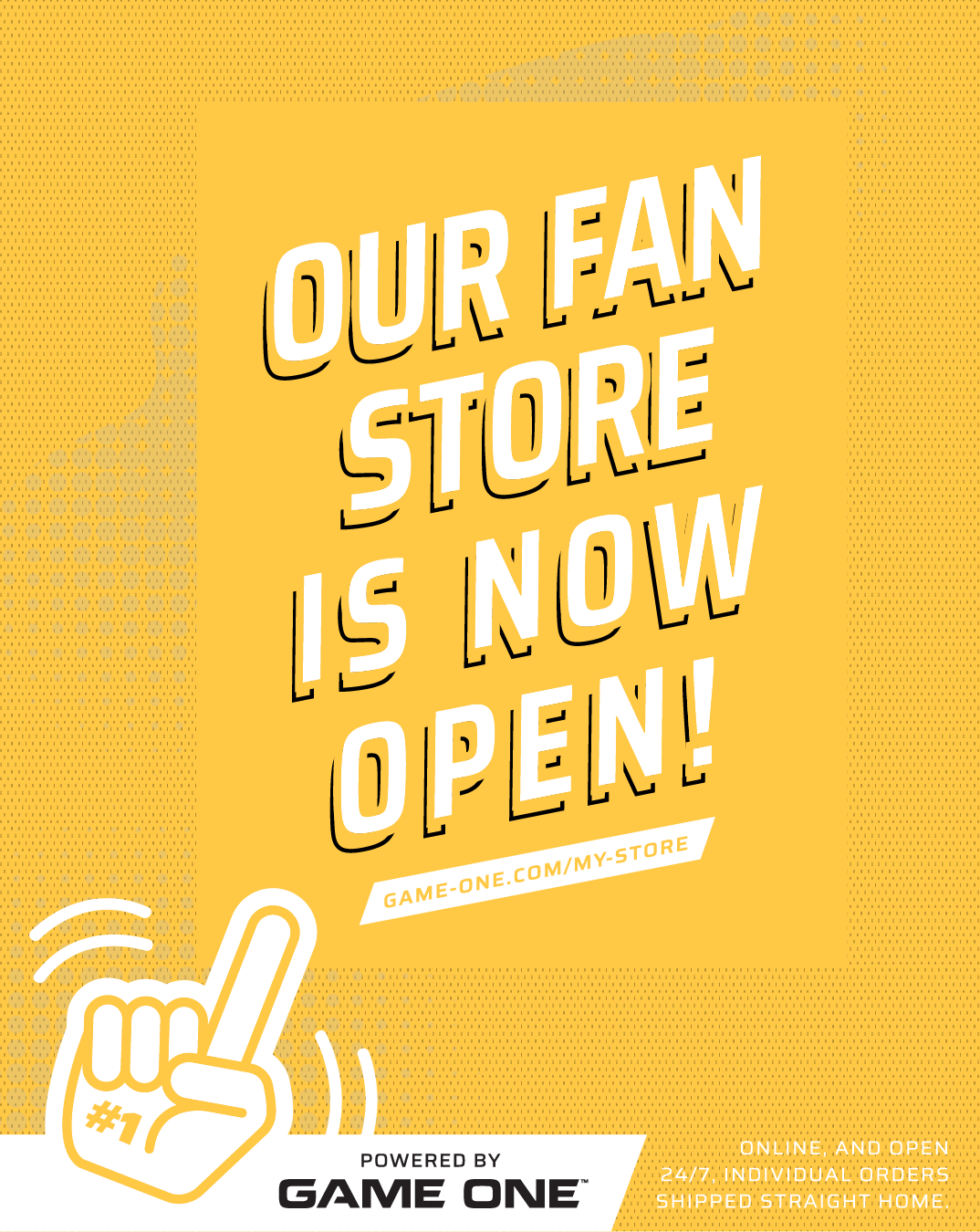 Our Fan Store Is Now Open - Powered By Game One