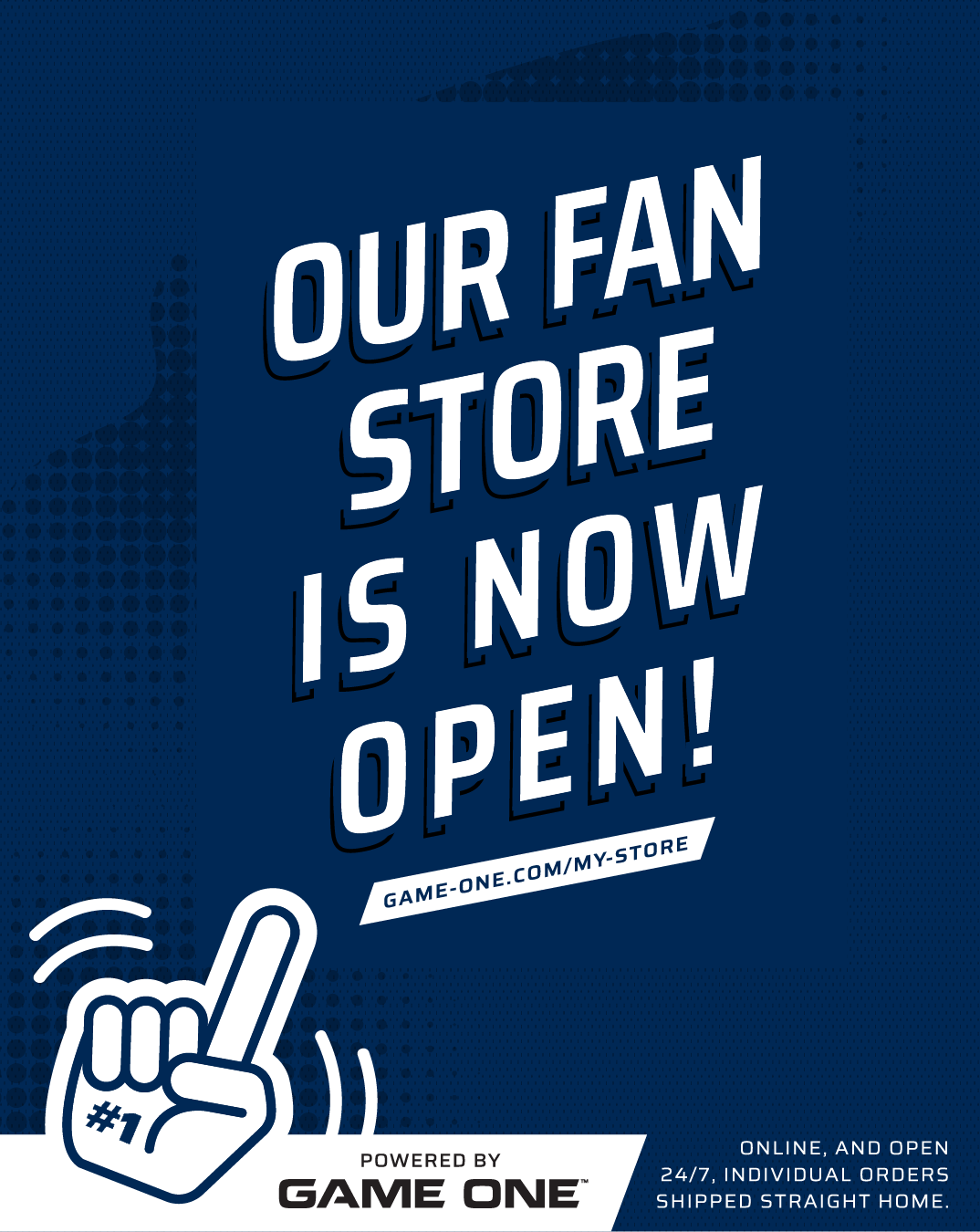 Our Fan Store Is Now Open - Powered By Game One