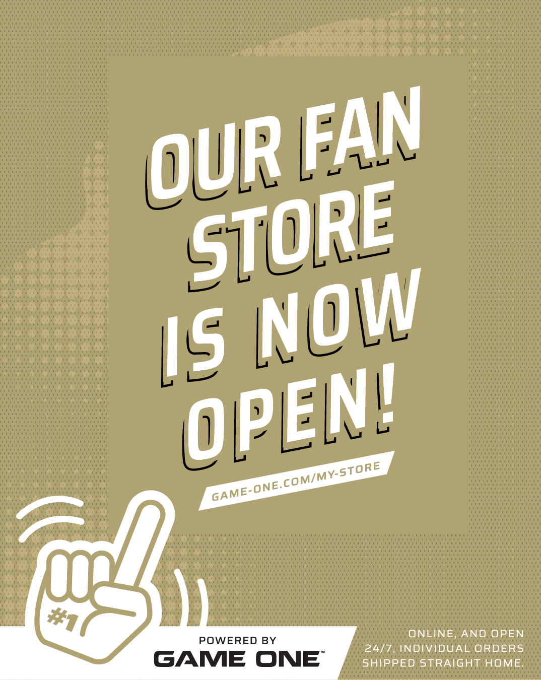 Our Fan Store Is Now Open - Powered By Game One