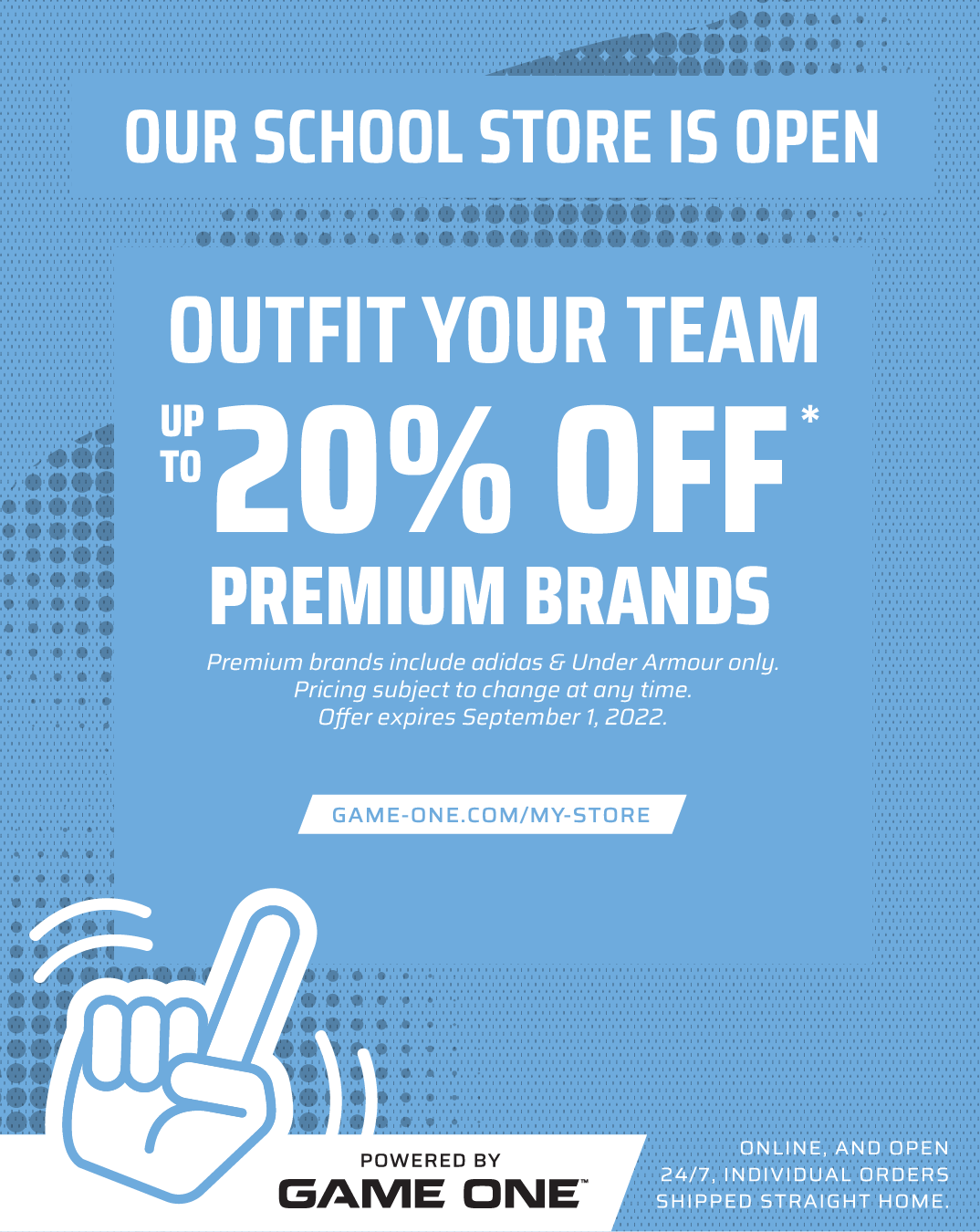 Our School Store is Open - Powered By Game One