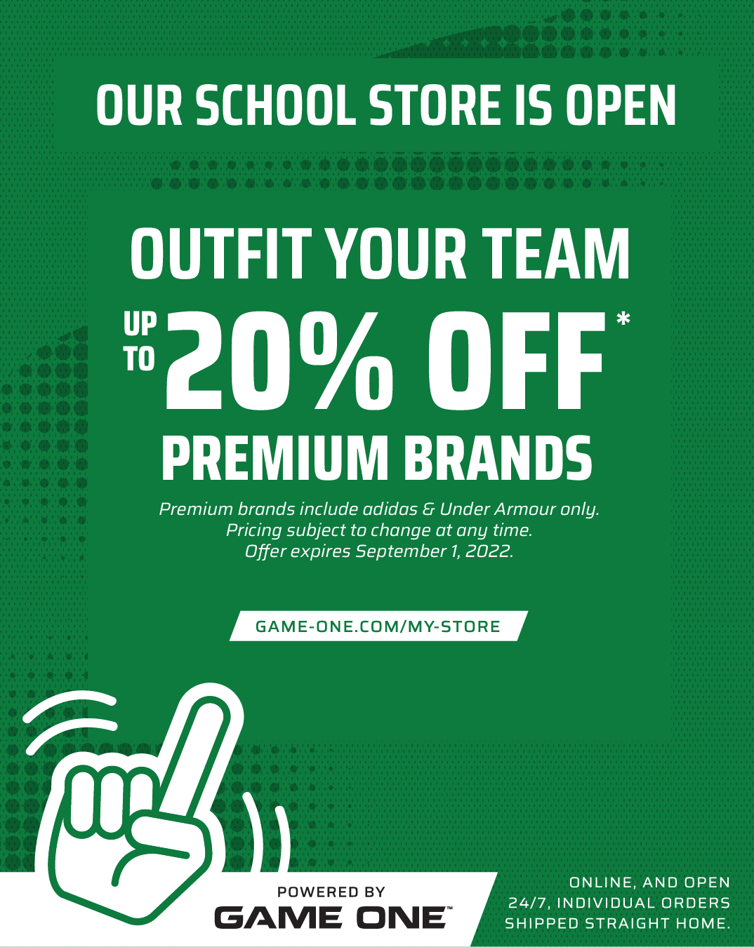 Our School Store is Open - Powered By Game One