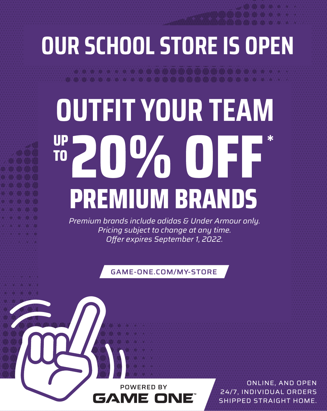 Our School Store is Open - Powered By Game One