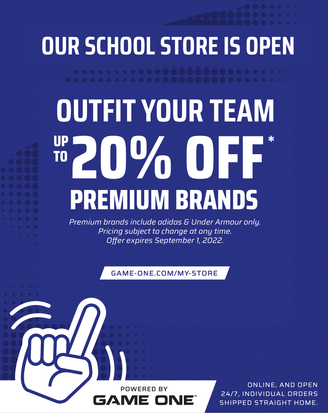 Our School Store is Open - Powered By Game One