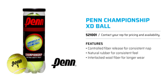 Penn Tennis Ball Promo