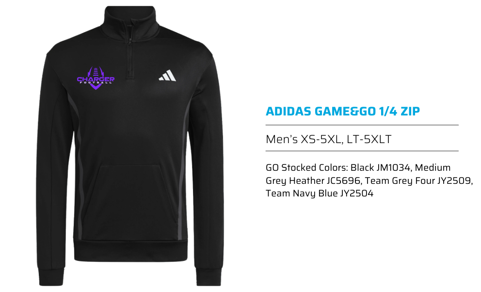 ADIDAS GAME&GO 1/4 ZIP